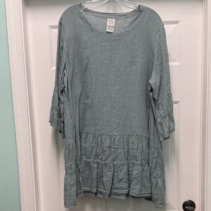 NWOT Match Point Linen Dress size Large